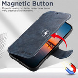 For iPhone 17 Pro Case Leather Flip Wallet Cover Stand Compatible with MagSafe Blue | iCoverLover Australia