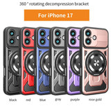 For iPhone 17 MagSafe Compatible Case - Rotating Kickstand Protective Cover, Purple | iCoverLover Australia