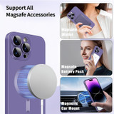 For iPhone 16 Case, MagSafe Compatible Protective Matte Silicone Cover, Lens Protectors, Dark Grey | iCoverLover Australia