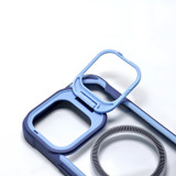 For iPhone 16 Pro Max Case, Clear Acrylic with Lens Holder, Compatible with MagSafe Cover, Blue | iCoverLover Australia