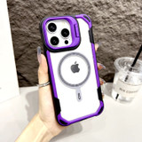 For iPhone 16 Pro Case, Clear Acrylic with Lens Holder, Compatible with MagSafe Cover, Purple | iCoverLover Australia