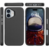 iCoverLover For iPhone 16 Plus Case Compatible with MagSafe Shockproof Cover Black | iCoverLover Australia