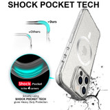 iCoverLover For iPhone 16 Pro Case Compatible with MagSafe Glitter Cover Clear | iCoverLover Australia