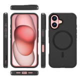 For iPhone 16 Case, 3-Layer MagSafe Compatible Protective Cover, Black | iCoverLover Australia