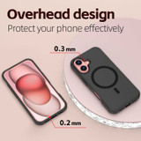 For iPhone 16 Case, 3-Layer MagSafe Compatible Protective Cover, Black | iCoverLover Australia