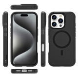 For iPhone 16 Pro Case, 3-Layer MagSafe Compatible Protective Cover, Black | iCoverLover Australia