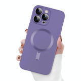 For iPhone 16 Pro Max Case, MagSafe Compatible Protective Matte Silicone Cover, Lens Protectors, Purple | iCoverLover Australia