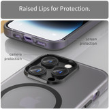 For iPhone 16 Pro Case, Frosted Translucent MagSafe Compatible Cover, Black | iCoverLover Australia
