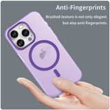 For iPhone 16 Pro Case, Frosted Translucent MagSafe Compatible Cover, Dark Purple | iCoverLover Australia