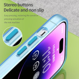 For iPhone 16 Pro Case, Frosted Translucent MagSafe Compatible Cover, Blue | iCoverLover Australia