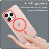 For iPhone 16 Pro Case, Frosted Translucent MagSafe Compatible Cover, Red | iCoverLover Australia