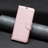 For iPhone 16 Plus Case, Lychee Texture Folio PU Leather Wallet Cover, Rose Gold | iCoverLover Australia