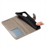 For iPhone 16 Plus Case, Floral Lace Pattern PU Leather Wallet Cover, Grey | iCoverLover Australia