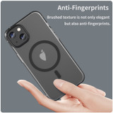 For iPhone 16 Plus Case, Frosted Translucent MagSafe Compatible Cover, Black | iCoverLover Australia