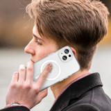 For iPhone 16 Plus Case, Frosted Translucent MagSafe Compatible Cover, White | iCoverLover Australia