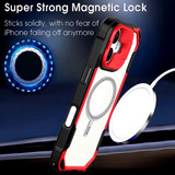 For iPhone 16 Case, Clear Acrylic with Lens Holder, Compatible with MagSafe Cover, Blue | iCoverLover Australia