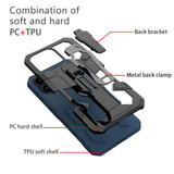 For iPhone 15 Pro Max Case, Tough Protective Cover, Holder Clip, Blue | iCoverLover Australia