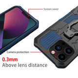 For iPhone 15 Pro Max Case, Tough Protective Cover, Holder Clip, Blue | iCoverLover Australia
