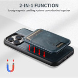 For iPhone 15 Plus Case Elegant Detachable Compatible with MagSafe Wallet Cover Black | iCoverLover Australia