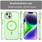 For iPhone 16 Plus Case, Frosted Translucent MagSafe Compatible Cover, Green | iCoverLover Australia