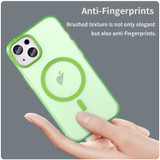 For iPhone 16 Plus Case, Frosted Translucent MagSafe Compatible Cover, Green | iCoverLover Australia