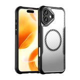 For iPhone 16 Plus Case, Carbon Textured MagSafe Compatible Cover,Black | iCoverLover Australia