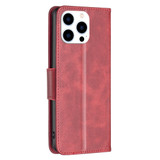 For iPhone 16 Pro Max Case, Lambskin Texture PU Leather Folio Wallet Cover, Red | iCoverLover Australia