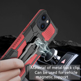 For iPhone 15 Case, Tough Protective Cover, Holder Clip, Red | iCoverLover Australia