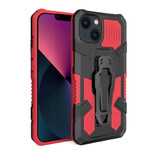 For iPhone 15 Case, Tough Protective Cover, Holder Clip, Red | iCoverLover Australia