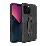 For iPhone 15 Pro Max Case, Tough Protective Cover, Holder Clip, Black | iCoverLover Australia