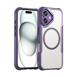 For iPhone 16 Case, Carbon Textured MagSafe Compatible Cover,Purple | iCoverLover Australia