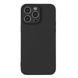 For iPhone 15 Pro Max Case, Silicone Soft Cover, Wrist Strap, Black | iCoverLover Australia