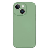 For iPhone 15 Plus Case, Silicone Soft Cover, Wrist Strap, Matcha Green | iCoverLover Australia