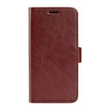 For iPhone 15 Case, Premium PU Leather Folio Wallet Cover, Brown | iCoverLover Australia