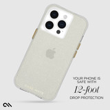 For iPhone 15 Pro Case-Mate Sheer Crystal Cover, Gold | iCoverLover Australia