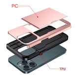 For iPhone 15 Pro Case, Durable Protective Card Slot Shockproof Cover, Black | iCoverLover Australia