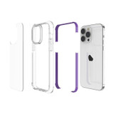 For iPhone 15 Pro Case, TPU+Acrylic Durable Shockproof Four-corner Airbag Protective Cover, Purple | iCoverLover Australia