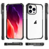 For iPhone 15 Pro Case, TPU+Acrylic Durable Shockproof Four-corner Airbag Protective Cover, Black | iCoverLover Australia