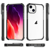 For iPhone 15 Case, TPU+Acrylic Durable Shockproof Four-corner Airbag Protective Cover, Black | iCoverLover Australia