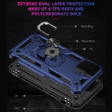 For iPhone 14 Pro Case, Protective Shockproof TPU/PC Cover, Ring Holder, Blue | iCoverLover Australia