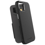For iPhone 14 Pro Case EFM Monaco Armour ELeather D3O 5G Signal Plus Cover Black Grey | iCoverLover Australia