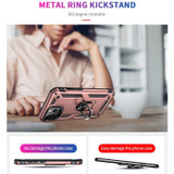 For iPhone 14 Pro Case, Protective Shockproof TPU/PC Cover, Ring Holder, Rose Gold | iCoverLover Australia