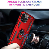 For iPhone 14 Pro Max Case, Protective Shockproof TPU/PC Cover, Ring Holder, Red | iCoverLover Australia