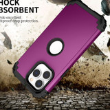 For iPhone 14 Pro Case, Protective Triple-layer Armour Cover, Dark Purple | iCoverLover Australia