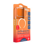 For iPhone 17 Pro Max EFM 3-in-1 Case  Screen Armour and Camera Lens Armour Bundle Clear | iCoverLover Australia