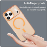 For iPhone 17 Pro Max MagSafe Compatible Case - Frosted Finish, Protective Cover, Orange | iCoverLover Australia