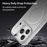 For iPhone 17 Pro MagSafe Compatible Case - Frosted Finish, Protective Cover, White | iCoverLover Australia