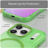For iPhone 17 Pro MagSafe Compatible Case - Frosted Finish, Protective Cover, Green | iCoverLover Australia