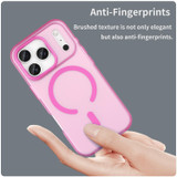 For iPhone 17 Pro MagSafe Compatible Case - Frosted Finish, Protective Cover, Pink | iCoverLover Australia