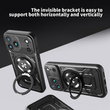 For iPhone 17 Pro Max MagSafe Compatible Case - Rotating Kickstand Protective Cover, Grey | iCoverLover Australia